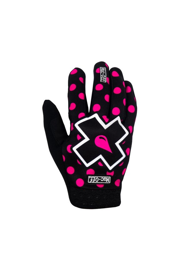 MTB Ride Full Finger Gloves, Bolt, S