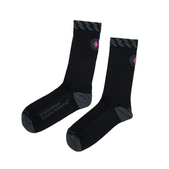 Muc-Off Technical Riders Mens Socks Black 10-12 USA