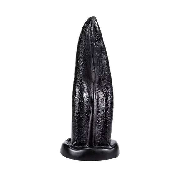 Mucalis 8.07" Dildos with Suction Cup Tongue Shaped Licking Adult Toys for Women Couples,Black