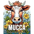 thumbnail image 1 of Mucca Libro da Colorare: 50 Immagini Carine per Alleviare lo Stress e Rilassarsi (Paperback), 1 of 1