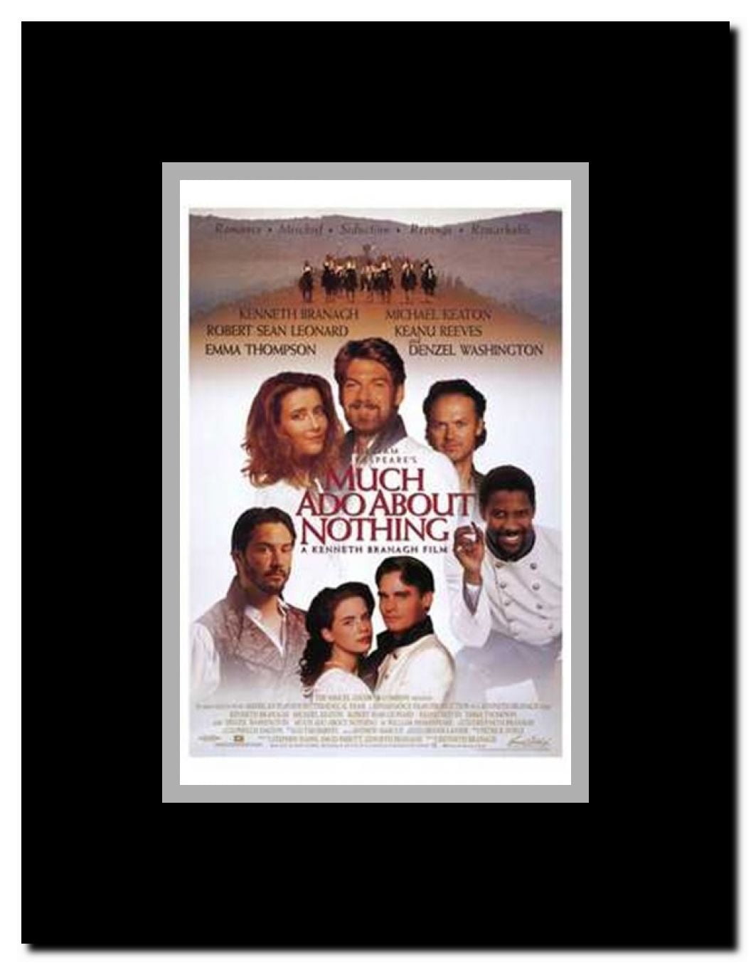 Much Ado About Nothing Framed Movie Poster