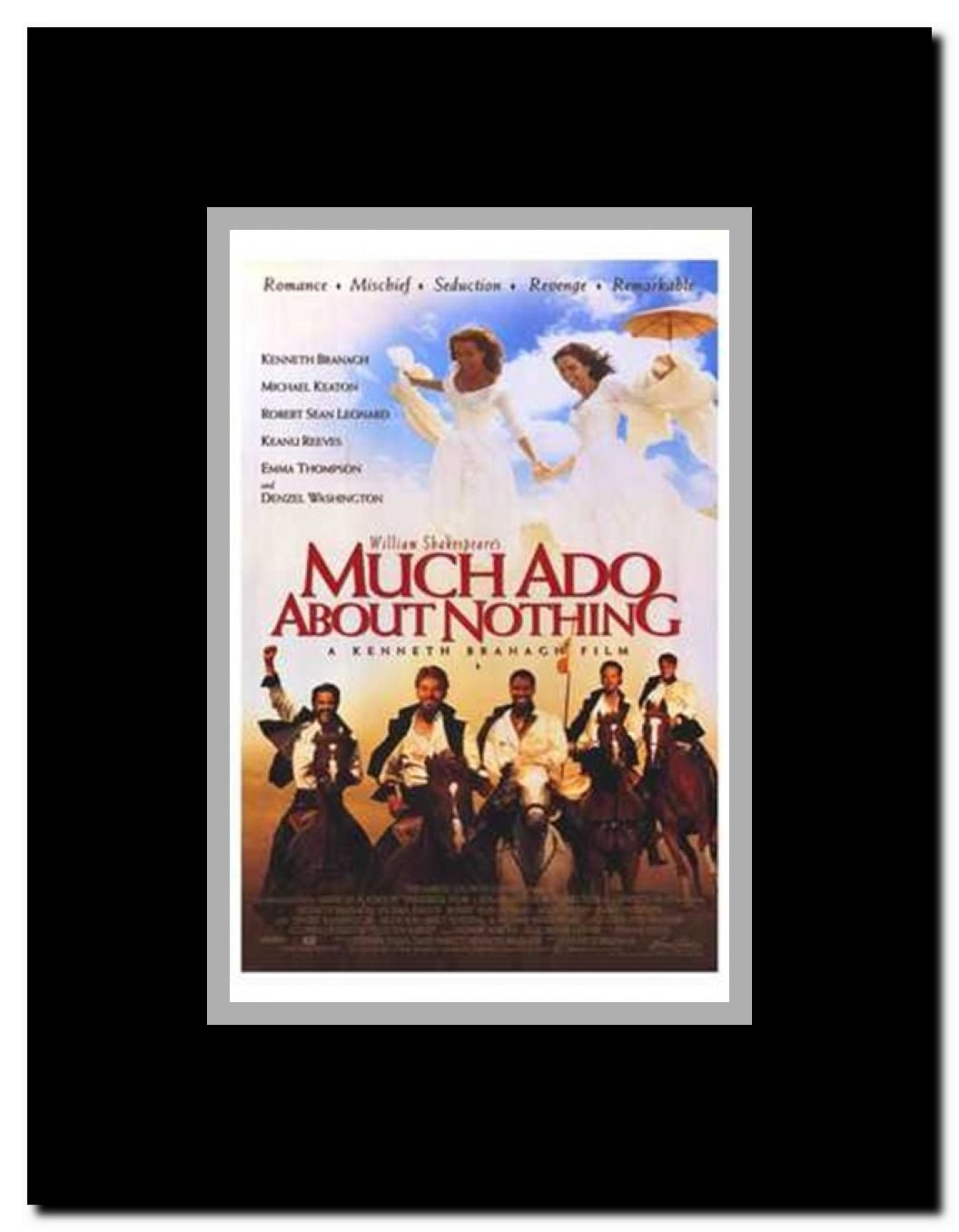 Much Ado About Nothing Framed Movie Poster