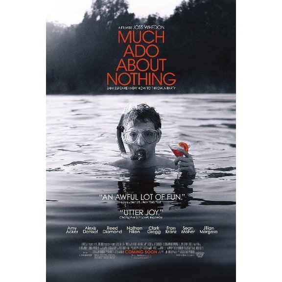 Much Ado About Nothing Movie poster 12x16 Print on Metal Sign 12in x 16in Square Adults AB Posters