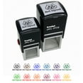 thumbnail image 1 of Much Improved Happy Cat Face Teacher Motivation Self-Inking Rubber Stamp Ink Stamper - Purple Ink - Small 1 Inch, 1 of 7