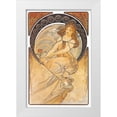 thumbnail image 1 of Mucha, Alphonse 17x24 White Modern Wood Framed Museum Art Print Titled - Painting, 1 of 4