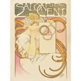 thumbnail image 1 of Mucha Salon Des Cent Nouveau Advert Extra Large XL Wall Art Poster Print, 1 of 3