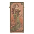 thumbnail image 1 of "Mucha Spring European Wall Hanging A - H 57 x W 26 Wall Tapestry", 1 of 1