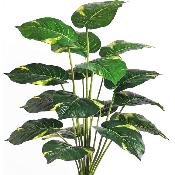 Artificial Trees for Outdoors, 30'' Artificial Green Plants Fake Tree UV Resistant Faux Plants for Indoor Outdoor Home Office Garden Decor(No Vase