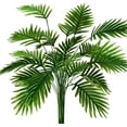 thumbnail image 1 of Muchenggift 32” Artificial Palm Plant in Green Plastic Planter, 1 of 5