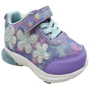 Munchkin by Stride Rite Toddler Girl Lighted Petal Athletic Sneaker, Lavender