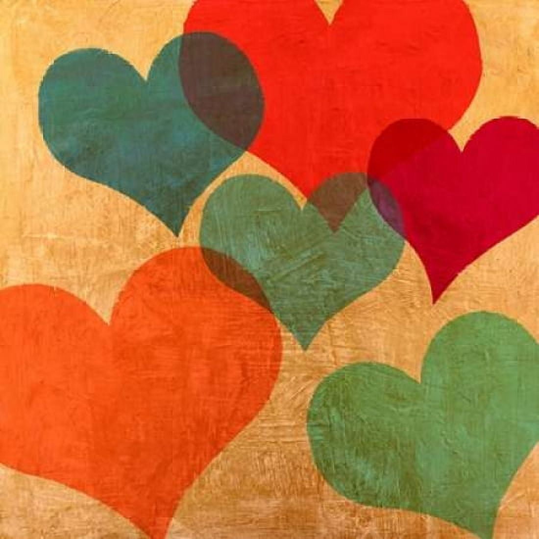 Muchos besos Canvas Art - Mal?¨a Rodrigues (24 x 24)