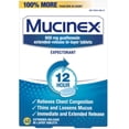 thumbnail image 1 of Mucinex 12 Hr Chest Congestion Expectorant, Tablets 40 ea (Pack of 2), 1 of 7
