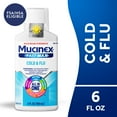 thumbnail image 1 of Mucinex Fast-Max Cold and Flu Medicine, Chest Congestion, Cough, Sore Throat, Nasal Decongestant, 6 fl oz, 1 of 15