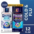 thumbnail interactive-video image 1 of Mucinex Fast-Max Kickstart Severe Cold & Flu & Nighttime Severe Cold & Flu Liquid Medicine, 2x6 fl oz, 1 of 12
