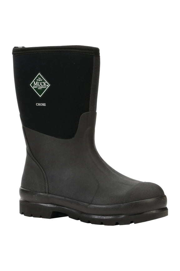 Muck Boot Chore Classic Men's Rubber Work Boot 10, Black
