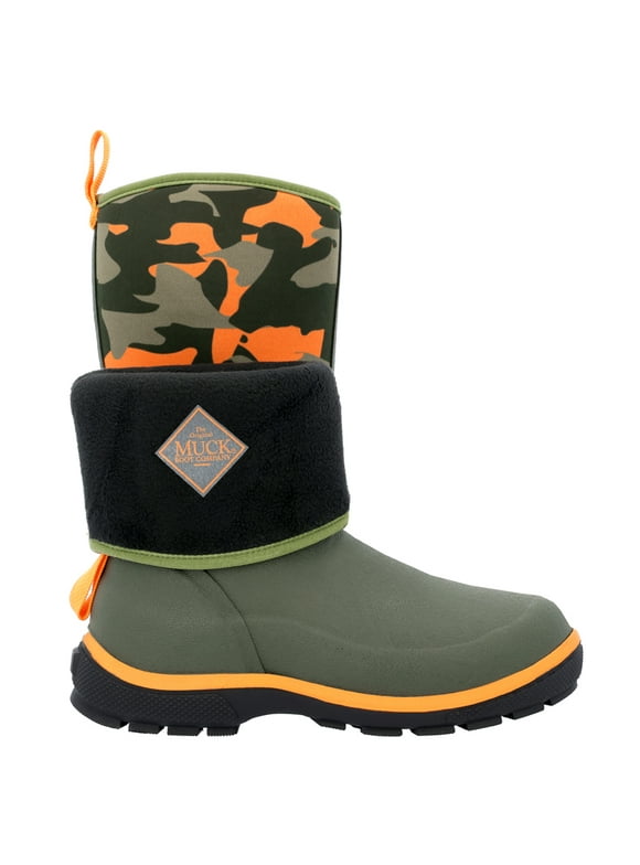 Boys Camo Rubber Boots