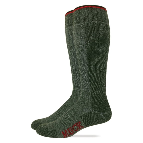 Muck Boot Mens Merino Wool Heavyweight Tall Boot Socks 2 Pair Pack