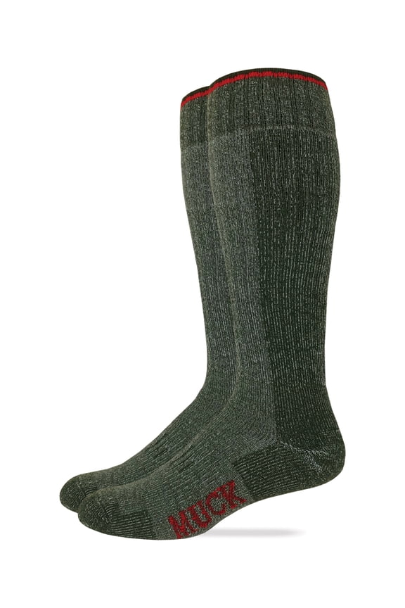 Muck Boot Mens Merino Wool Heavyweight Tall Boot Socks 2 Pair Pack