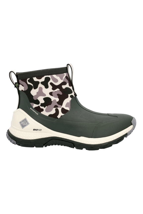 Muck Boot Mens Outscape Max Camouflage Round Toe Rain Ankle Boots