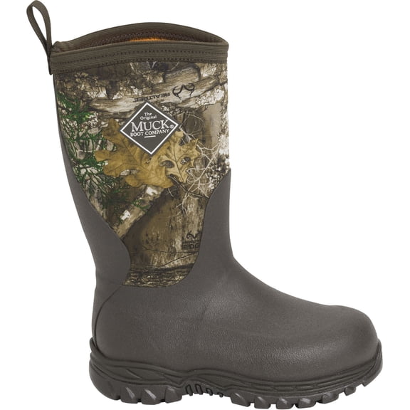 Muck Boots Kids' Rugged II Realtree Edge Rubber Hunting Boots