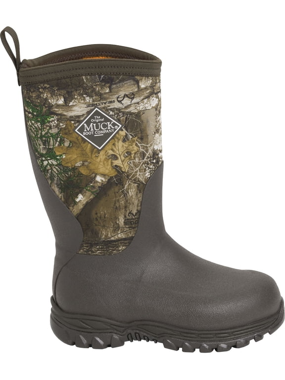 Muck Boots Kids' Rugged II Realtree Edge Rubber Hunting Boots