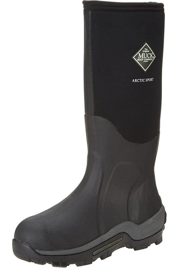 Muck Boots Arctic Sport Hi Neoprene Boot - Men's-Black-Medium-10