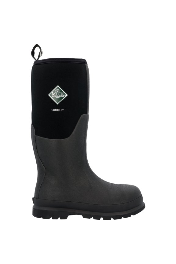 Muck Men's Chore Hi Steel Toe, Black