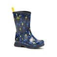 thumbnail image 1 of Muck KBT-2BOLT-YLW-040 Kids Bergen Lightening print Boot, Navy - Size 4, 1 of 1