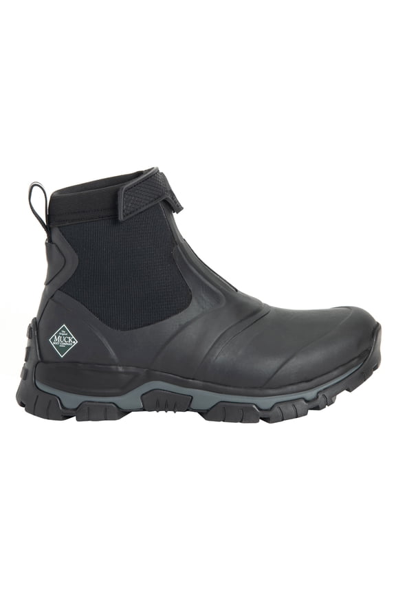 Muck Boot Mens Apex Mid Zip Round Toe Pull On Ankle Boots
