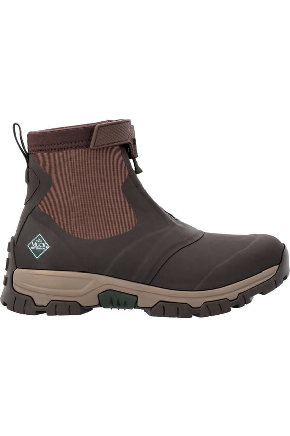Muck Men's Apex Mid Zip, Dk Brown