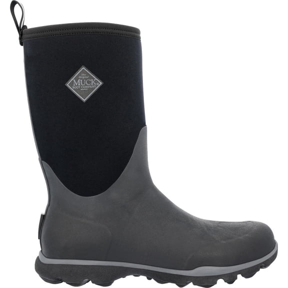 Muck Men's Arctic Excursion Mid, Black/Gray
