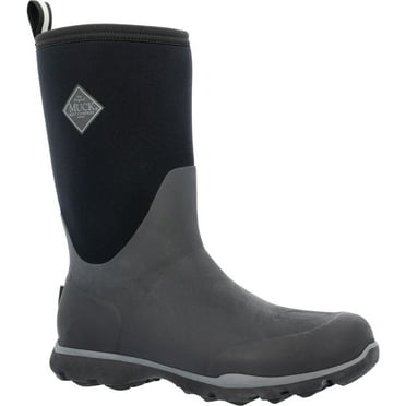 Muck Men's Arctic Excursion Mid, Black/Gray