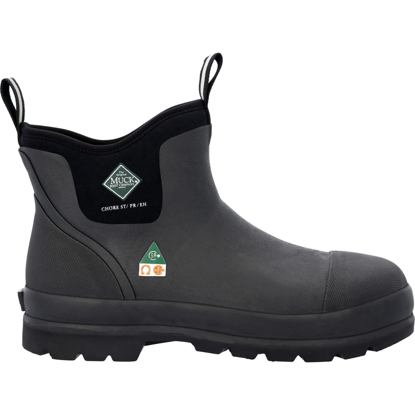NIB Muck Men\'s Chore Farm Leather Chelsea Waterproof Work Boots Black Coffee 11 Muck Men main image 2