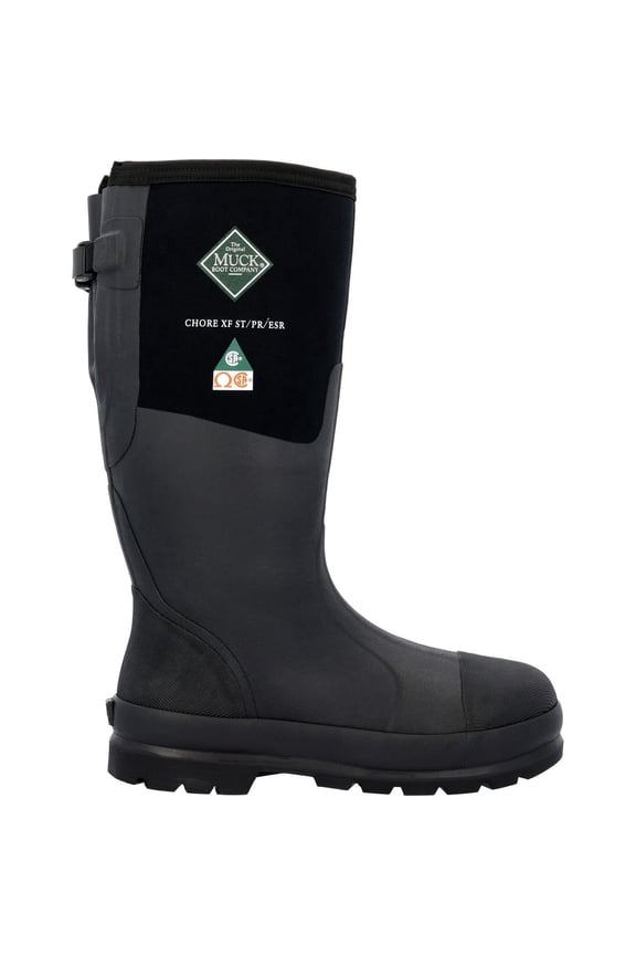 Muck Men's Chore Extended Fit ST, Black
