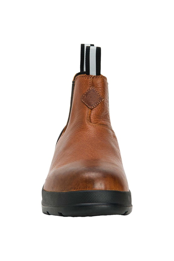 Muck Men's Chore Farm Leather Chelsea PT - MED, Caramel