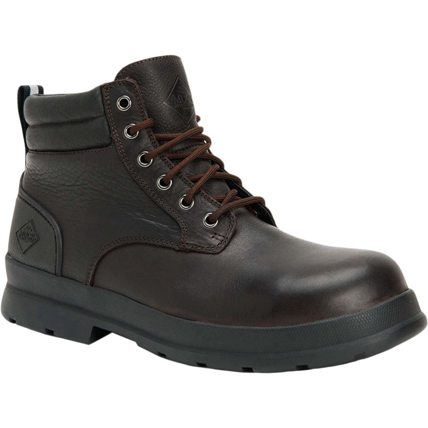 Man Muck Muck Men's Chore Farm Leather Lace CT- WIDE, Black Coffee - Walmart.com