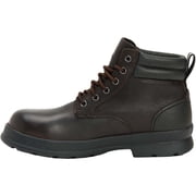 Muck Mens Chore Farm Leather Lace CT- WIDE, Black Coffee