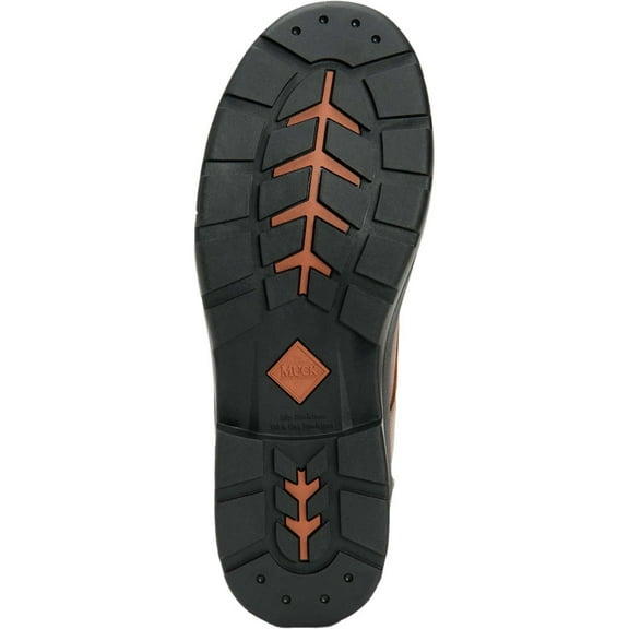 Muck Men's Chore Farm Leather Lace PT- WIDE, Caramel