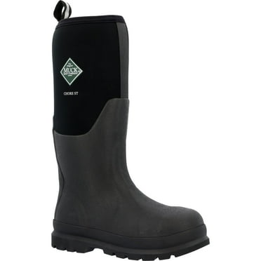Muck Men's Chore Hi Steel Toe, Black