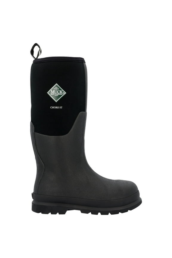 Muck Men's Chore Hi Steel Toe, Black