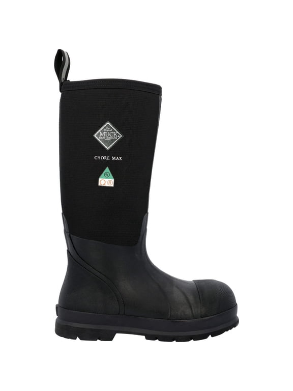 Chore Max Men's Composite Toe Work Boot, Black, Size 5(M)