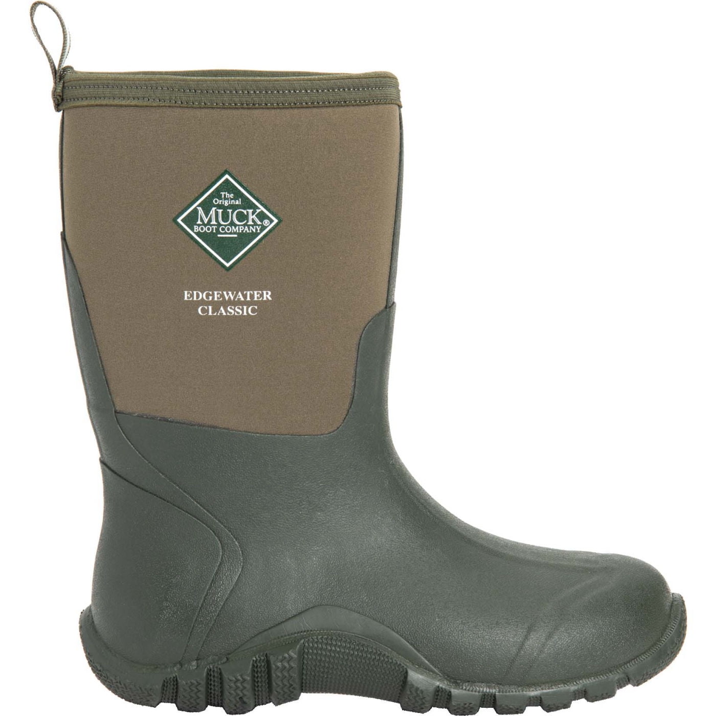 Muck Men's Edgewater Classic Mid, Moss - Walmart.com