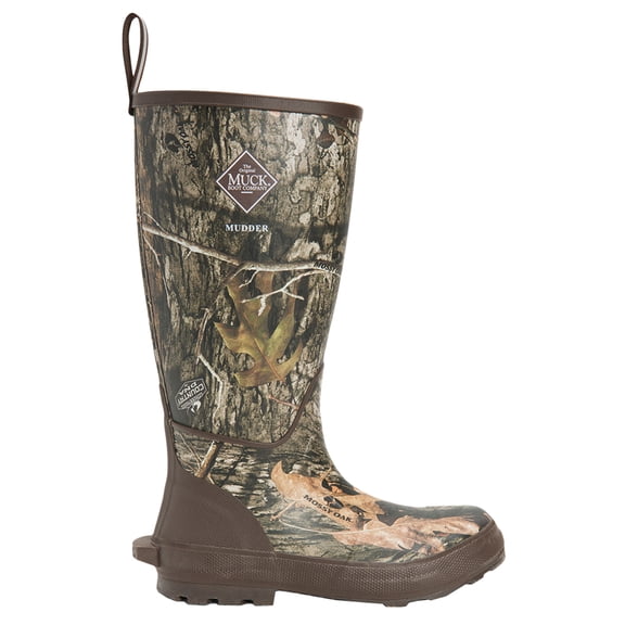 Muck Men's Mudder Tall Rubber Boots, Mossy Oak Country DNA Mossy Oak DNA 9D (Medium)
