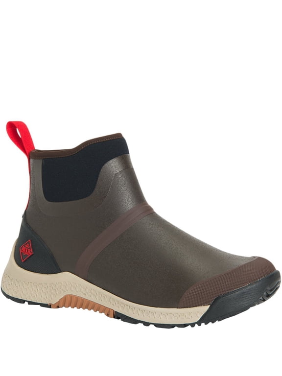 Muck Men's Outscape Chelsea, Coffee Bean/Crockery/Black/Ribbon Red