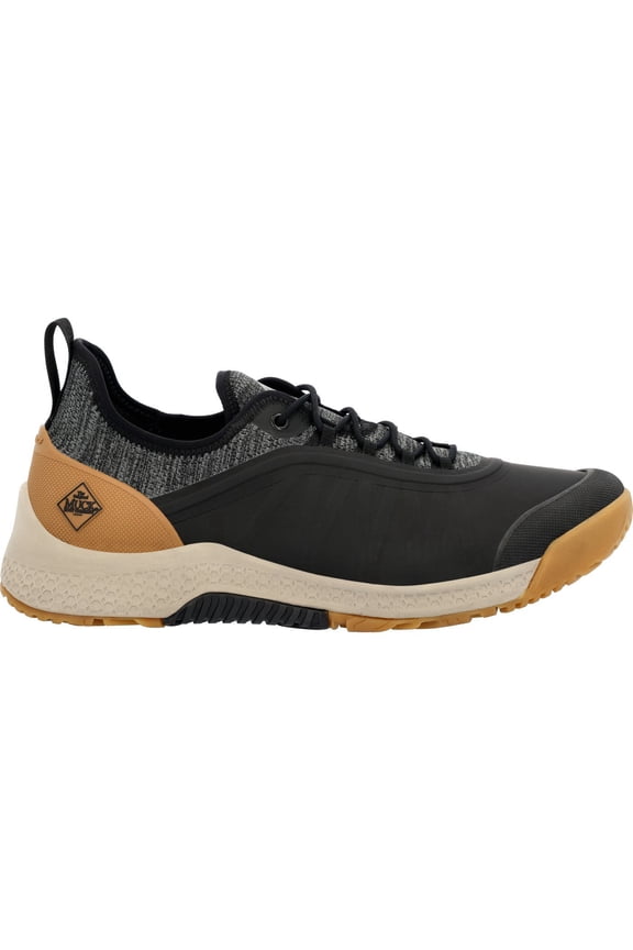 Muck Men's Outscape Lace Up, Black/Tan