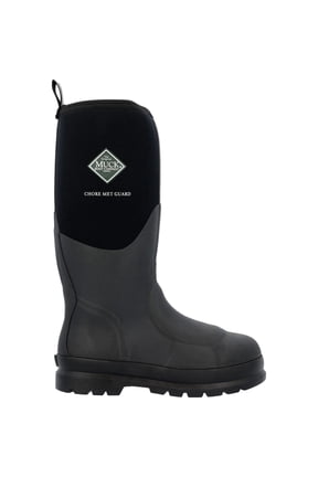 Muck Men's Waterproof Met Guard Protective Work Boot, Black