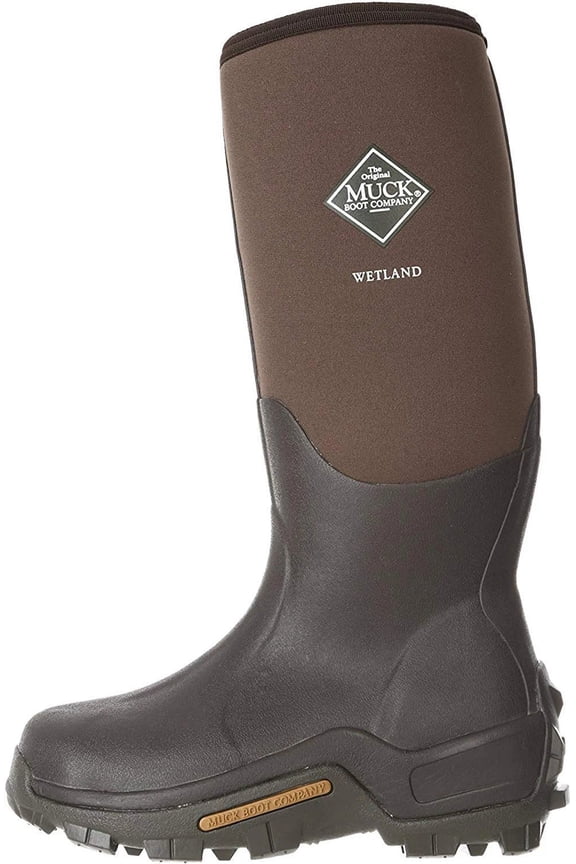 Muck Wetland Rubber Premium Men's Field Boots,Bark,Men's 10 M/Women's 11 M — Residential Use, Standard Application