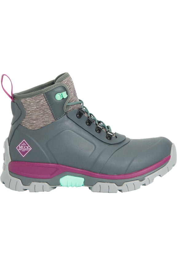 Muck Women's Apex Lace Up, Dark Shadow
