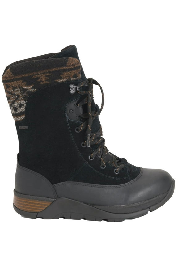 Muck Women's Apres Lace v2 Leather, Black