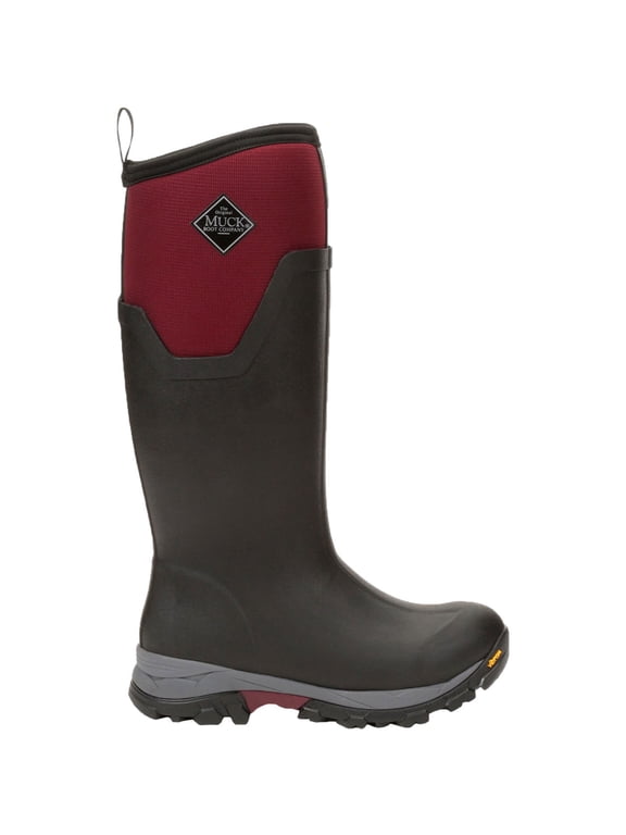 Women's Arctic Ice Tall Boot + Vibram Arctic Grip A.T., Black, Size 5(M)